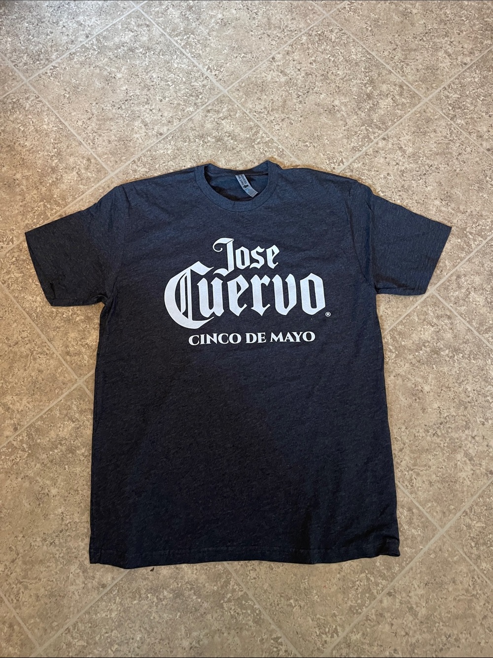 Men's Navy Cinco de Mayo Logo T-Shirt
